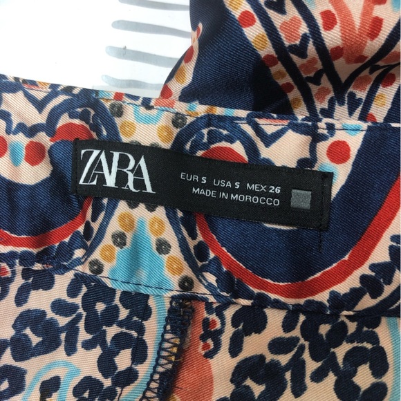 Paisley Print Wide-Leg Pants - Picture 2 of 10